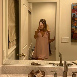 Amanda Uprichard Blush Pink Dress, Size S
